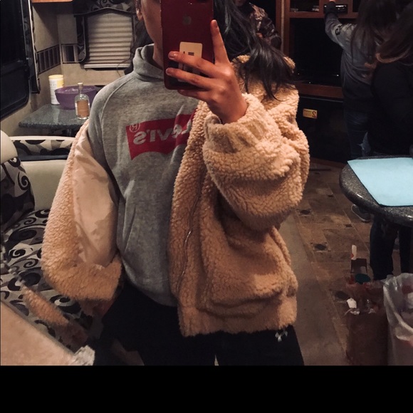 Tan Puffy Jacket - Picture 3 of 3